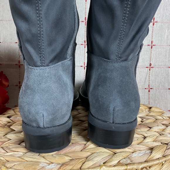 Blondo “Ellie” Grey Suede Knee High Riding Boots Waterproof Size 6.5 NWOB - Picture 6 of 10